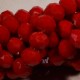 20 perles boulier en verre facettée rouge passion 10mm