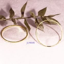 10 anneaux fermes rond laiton dore plaque connecteur 30mm