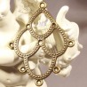 6 chandeliers multi attache  couleur bronze 45x35mm
