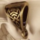 10 bélières esprit ethnique couleur bronze triangle 15x9mm