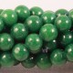 20 perles pierre  jade ronde vert sapin 4mm