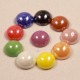 10 cabochons multicolore verre nacré 10mm
