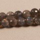 10 perles de gemmes qualité AAA Labradorite  facettée 5mm
