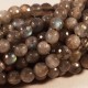 10 perles de gemmes qualité AAA Labradorite  facettée 5mm
