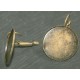 10 supports dormeuse metal  bronze 25MM