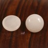 1cabochon  de pierre agate blanche diamètre  12mm