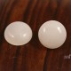 1cabochon  de pierre agate blanche diamètre  12mm