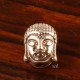 10 perles intercalaire tête de bouddha argent 11x9mm