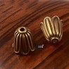 x10 calottes coupelles tulipe métal bronze  10X10mm
