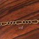 1 mètre CHSM029Y  chaine deux maillons 3x6mm et 2,5x3,5mm  couleur bronze ovale