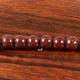 20 perles pierre jade chocolat rondes 4mm