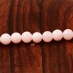 20 perles pierre jade rose pâle rondes 4mm