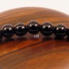 10 perles onyx noir ronde diamètre 10mm