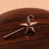 10 breloques pendentifs baguette magique argentée 26x13mm