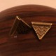 10 perles intercalaires triangulaire ethniques bronze 14mm