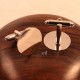 6 supports bouton de manchettes 18mm