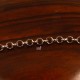 1 mètre chaine CH068 maillon rond platine 3mm