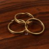 x50 anneaux doubles de jonction couleur bronze 10mm