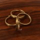 x50 anneaux doubles de jonction couleur bronze 10mm