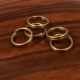x50 anneaux doubles de jonction couleur bronze 8mm