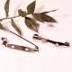 x10 supports  broches épingles argent mat  31x6mm