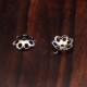 30 calottes coupelles ciselées argenté platine 5mm