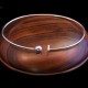 1 bracelet jonc laiton  argenté  dimension 62mm