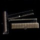 20 attaches ruban  laiton couleur bronze 35X8mm