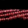 20 perles de grenat  Afrique du Sud clair 3mm