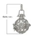 1bola de  grossesse argent platine   30mm pour insertion boule musicale