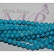 20 perles de turquoise naturelle bleu ronde diamètre 4mm