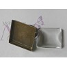 2 supports bagues carré bronze 25mm