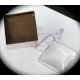 2 supports bagues carré bronze 25mm