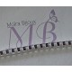 1 mètre chaine "Venise " a maille carré métal argenté silver 4,2x4,2mm