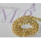 10 perles rondes  de quartz rutile  diamètre 4mm