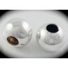 50 perles intercalaire métal couleur argent silver diamètre 3mm