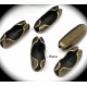 20 attaches chaine billes bronze  pour chaine 1.5 a 2mm