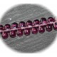 20 perles verre de bohème goutte  couleur améthyste  6x4mm