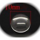 10 cabochons de verres transparent pour support cabochon 10mm