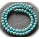 10 pierres perle  de turquoise howlite facettée 6mm