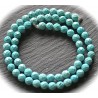 10 pierres perle  de turquoise howlite facettée 6mm
