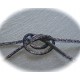 2 mètres noir fil de nylon satiné épaisseur 2mm