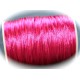 2 mètres fuchsia  fil de nylon satiné épaisseur 2mm