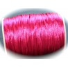 2 mètres fuchsia  fil de nylon satiné épaisseur 2mm
