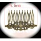 6 peignes à cheveux  ciselées fin filigranes métal de couleur bronze 65mm