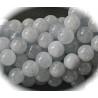 5perles rondes aigue marine bleu  naturelle 10mm
