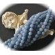 10perles semi-précieuse  rondes aigue-marine bleu  naturelle 6mm