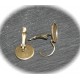 10 boucles d'oreilles bronze 14mm