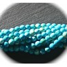 10 perles pierre jade marbré rondes 8mm bleu /vert/jaune