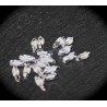 20 fermoirs  chaine billes métal argenté silver pour chaine bille 2mm